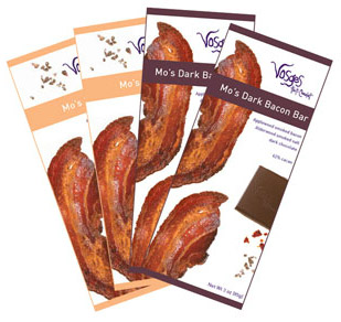 Vosges Milk and Dark Chocolate Bacon Bars